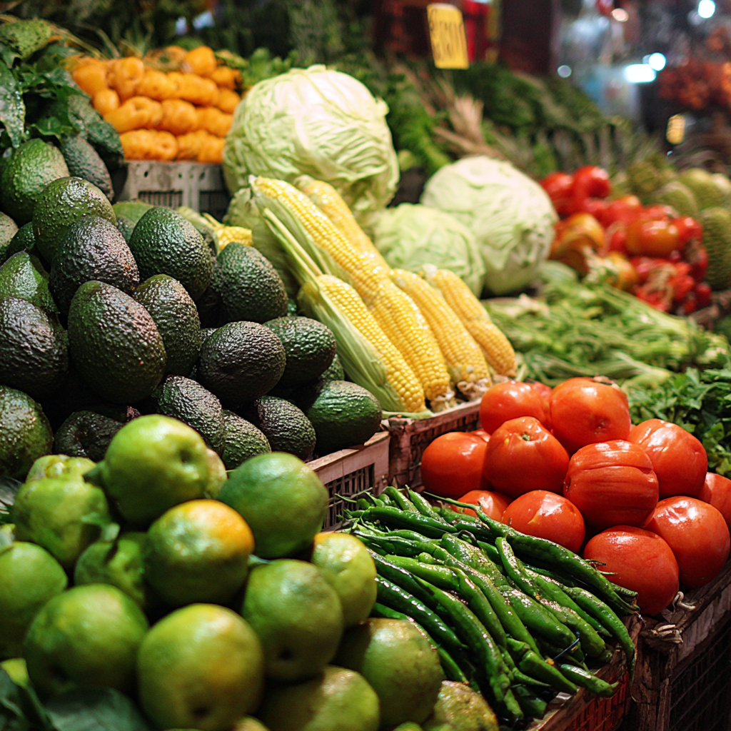 Alimentos frescos y saludables